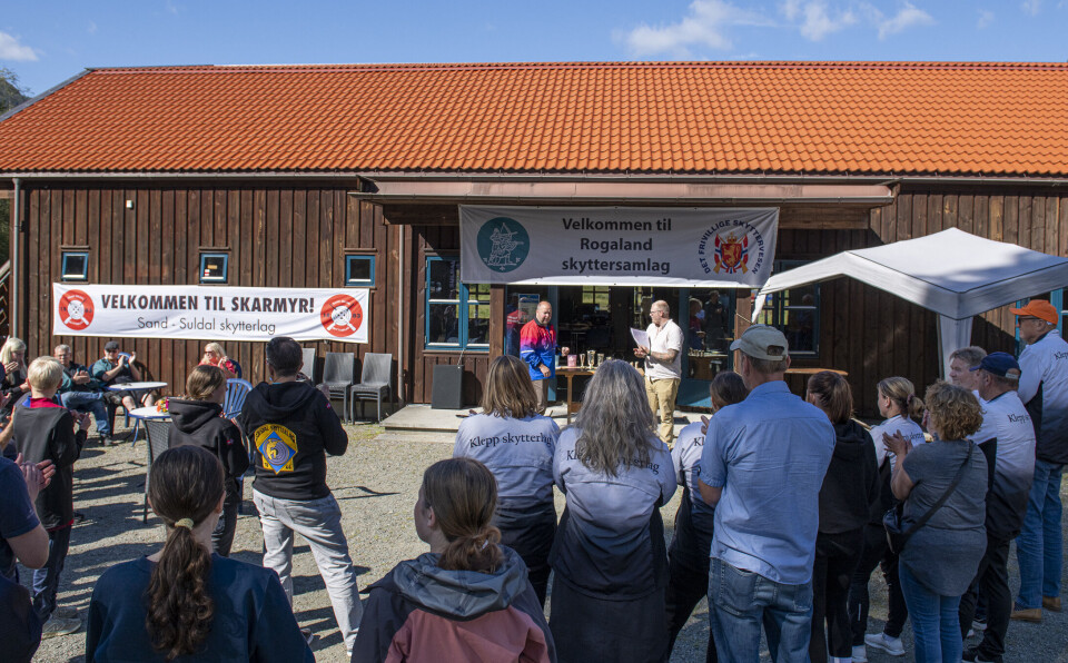 Samla skyttarar frå heile Rogaland i Skarmyr