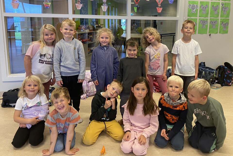 1. klassingane på Vinjar skule