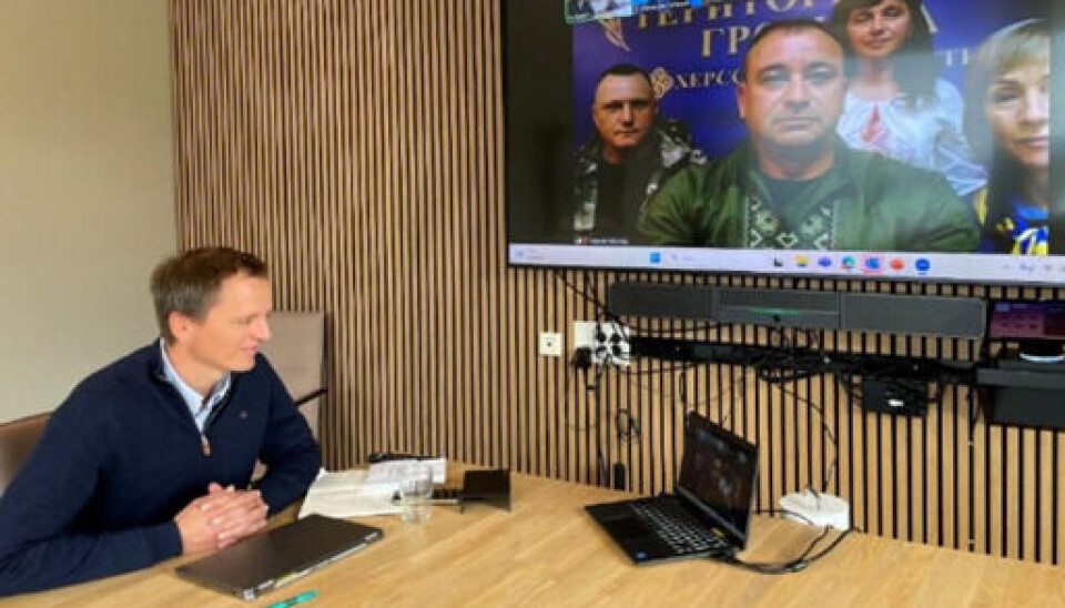 Digital kontakt med kommune i Ukraina om framtidig samarbeid