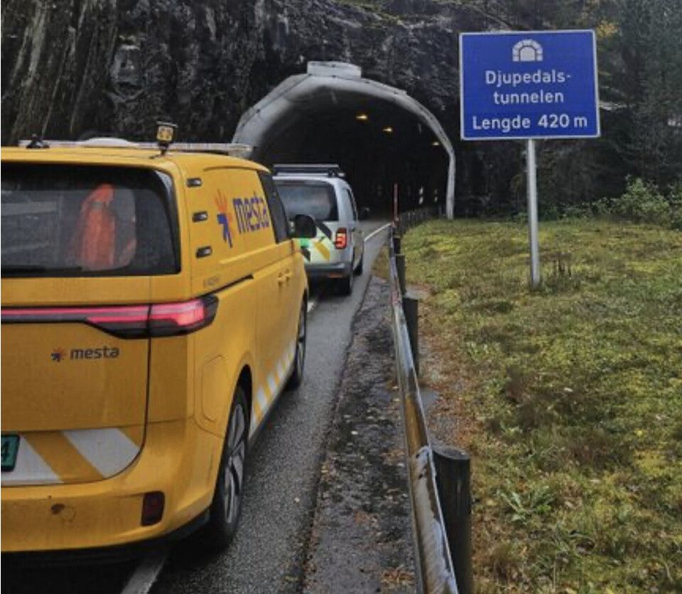 Meir tunell-arbeid på riksveg 13